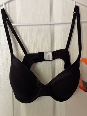 Warner's Black Underwire Smooth T-Shirt Bra ~ 36 B NEW